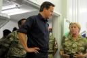 Carol Betteridge with then Prime Minister David Cameron
Picture: Sergeant Alison Baskerville RLC