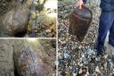 Part of an ordnance was discovered at South Beach in Studland