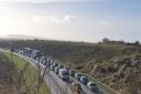 Queues on Weymouth Relief Road