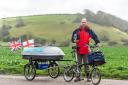 Will Bligh, who completed an epic coastline adventure to help young Dorset bowel cancer patients