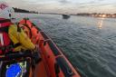 Poole RNLI responding to the incident on Saturday afternoon