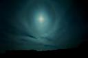 Lunar halo captured in Dorset