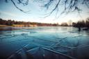 File picture of a frozen lake
