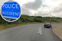 Dorset Police are responding to a crash on the Jurassic Roundabout in Weymouth