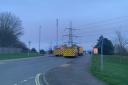 Fire engines on Littlemoor Road at concern for welfare incident