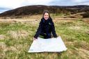 Mairi Gougeon, cabinet secretary for rural affairs, visited the Glen Dye Moor Project in Aberdeenshire