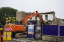 Demolition at Hollly Court, Weymouth