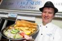 Fins codn't be batter for Lakeside Fish and Chips owner Jason Leese