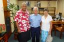 Peter and Margaret Long meet up with Fiji's newly elected Prime Minister, Voreqe Bainimarama, and receive his full support.