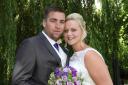 CONGRATULATIONS: Luke and Jo on their wedding day