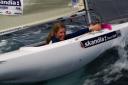 Megan Pascoe, 2.4m sailor at the Hyeres Olympic Week, France. PICTURE: Skandia Team GBR