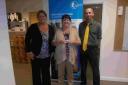 WELL DONE: Care manager Chrissy Grinrod, supervisor Lou Hawkins and director Chris Scriven