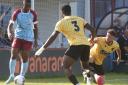 David Sesay, left, has joined Eastbourne Borough on a full-time deal