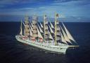 The world’s largest square rigged vessel, Golden Horizon