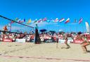The UKBT Grand Slam Beach Volleyball Classic women’s final was played in gorgeous weather in Weymouth
