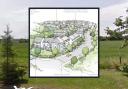 A major new development for 115 new homes has been granted outline planning permission by Dorset Council Pictures: Taylor Wimpey/Google Maps