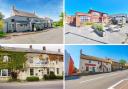 These are among the pubs up for sale in Dorset. Pictures: Christie and Co, Stonesmith and Fleurets
