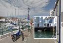A section of Weymouth Harbour's crumbling walls will begin next month in a bid to protect the area from sea level rises and flooding Pictures: Dorset Council/Maps