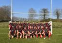 Puddletown before their 38-17 win over East Dorset Dockers Picture: IAN FRIZZLE