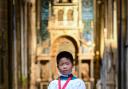 Kieran Zhu at Salisbury Cathedral. Picture: Finnbarr Webster