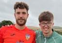 Craig Spann on second debut with match sponsor Kai Steadman of Tom and Erin’s