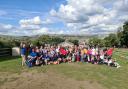 Ukranian families at Cumulus Outdoors Adventure Centre in Swanage Picture: Weymouth for Ukraine