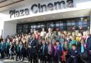 Students from the Prince of Wales School at the Plaza Cinema, Dorchester. Picture: The Prince of Wales School