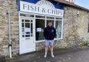 Sam Dalkins the new manager of Stracey's Fish and Chips