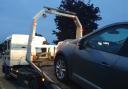 POLICE seized a car in west Dorset after it was found with no insurance or MOT.