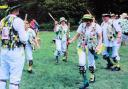 Morris dancers at a previous OsFest