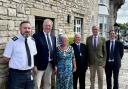 Richard Drax MP, Police and Crime Commissioner David Sidwick, the Mayor and Deputy Mayor of Swanage and local stakeholders.