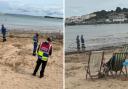 Bomb squad called to beach