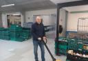 Andy White is the warehouse manager for Weymouth Foodbank
