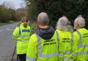 The community speed watch in Puddletown