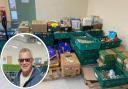 Jean-Paul Dervley, Chair of trustees at Weymouth Foodbank says demand is still rising