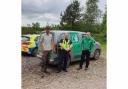 PC Brotherton & PCSO Donnison met with an employee and volunteer from Forestry England at Puddletown Forest