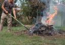 Bonfires can get out of control easily and the fire service has issued a series of safety tips