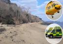 An person suffered a 'mediacl episode' on castle Cove beach, Weymouth