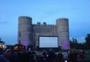 Starlit showing of the Luna Cinema at Lulworth Castle