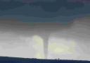 Pic from Echo reader Craig Graham of a funnel cloud or tornado over Purbeck in 2013