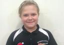 Portesham Primary School pupil, Jess Moggeridge (11), takes part in the Table Tennis National Championships (under 10 to 13 year olds)