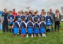 DRIVEN: Weymouth & Portland Under-12s with sponsors from Lanehouse