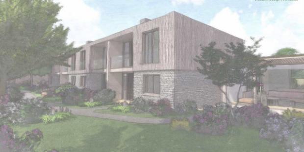 Dorset Echo: An illustration of the proposed extension
