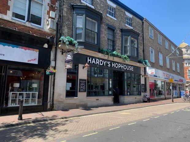 Dorset Echo: Hardy's Hop House, in St Thomas Street, Weymouth. Pic: Sam McKeown
