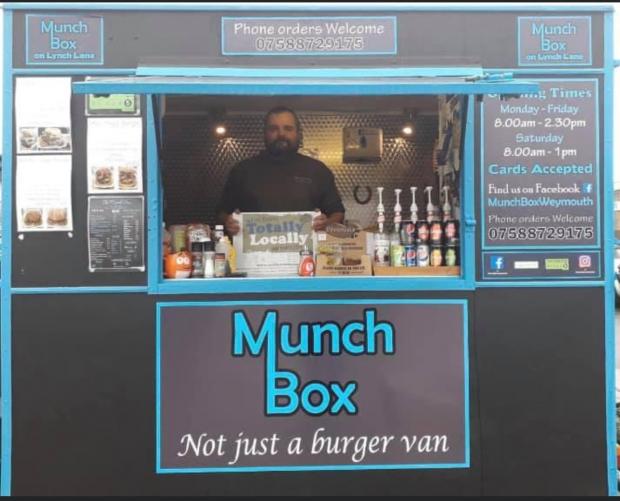 Dorset Echo: Scott Sanders, of Munch Box in Weymouth, has been unable to open his business on Monday due to fuel shortage. Picture: Scott Sanders