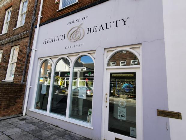 Dorset Echo: House of Health and Beauty in Dorchester town center recently closed.  Photo: Dorset Echo