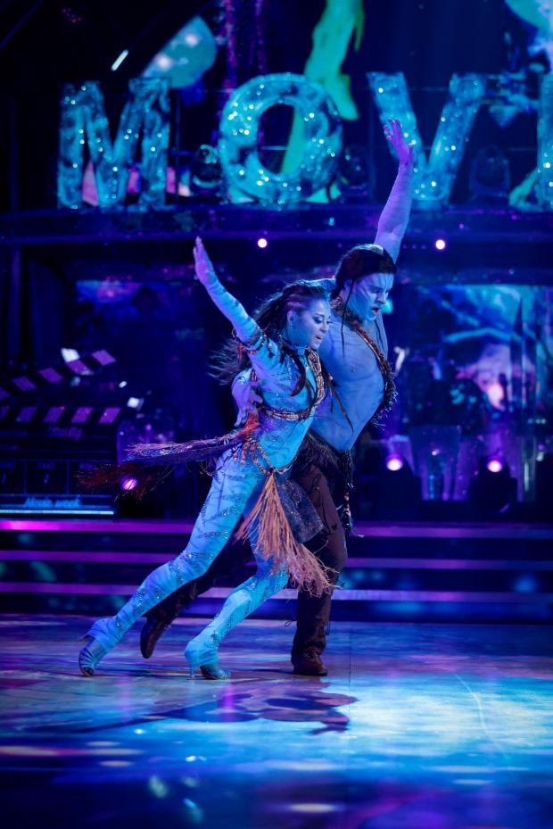 Dorset Echo: Adam Peaty, Katya Jones, during the live show of BBC One's Strictly Come Dancing 2021 on Saturday. Credit: PA
