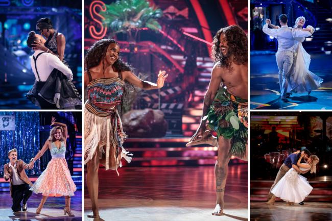 Strictly celebrities and their partners during week 3 of Strictly Come Dancing. Credit: PA