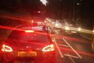 A Daily Echo reader stuck in traffic took this photo.
