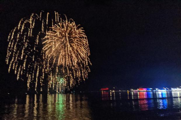 Weymouth firework display. Picture: Sam Greasley-Machin